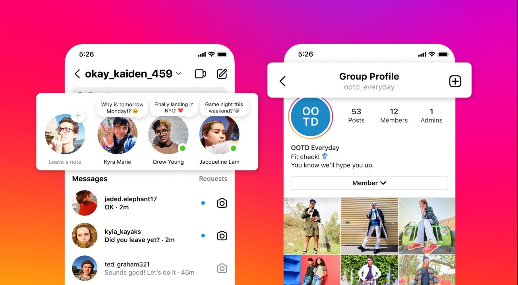 Sedang viral, begini cara pakai fitur Notes di Direct Message Instagram, bisa update pesan dan status singkat.