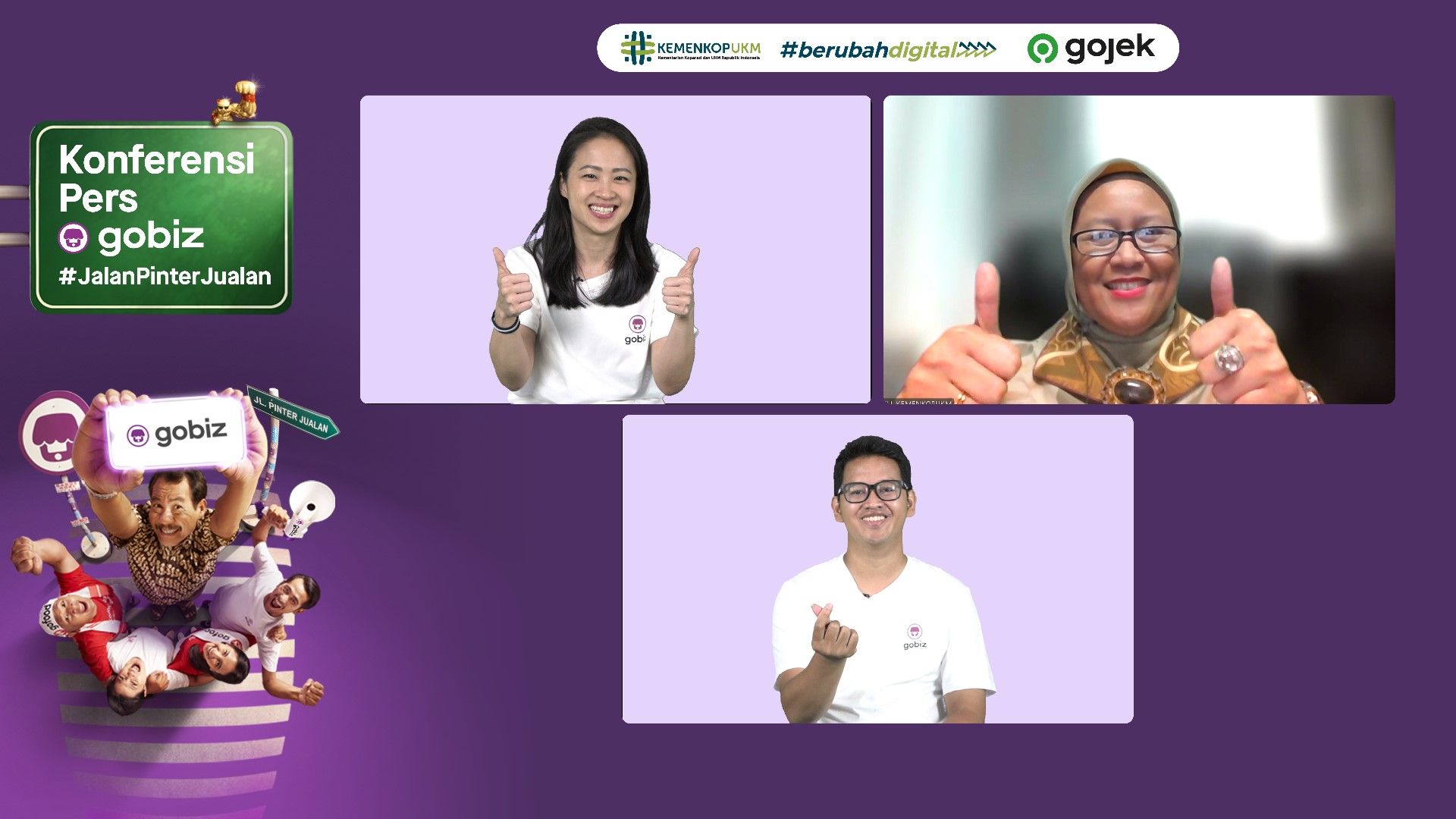 Lewat GoBiz, Gojek melakukan kampanye #JalanPinterJualan untuk mendukung program 30 Juta UMKM go digital di 2024.