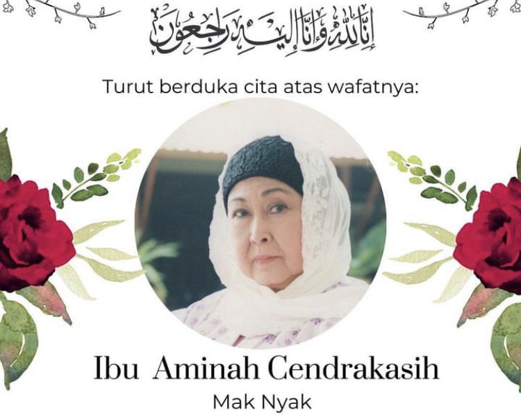 Kabar duka datang dari aktris Aminah Cendrakasih. Pemeran Mak Nyak di Si Doel Anak Sekolahan meninggal dunia.