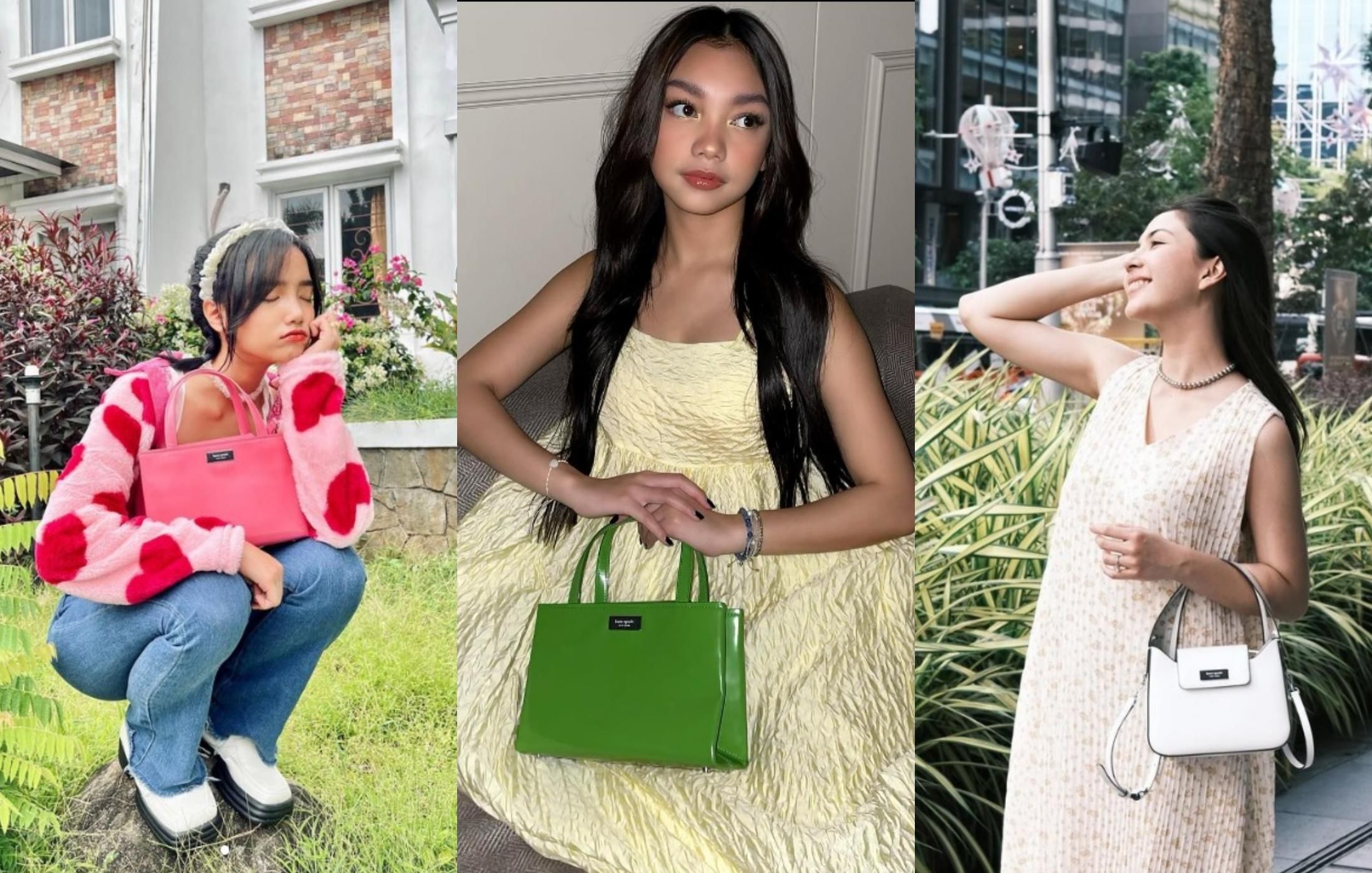 Ingin tampil effortlessly chic saat pakai tas? Ini inspirasi gaya artis pakai tas ikonik Sam dari Kate Spade New York.