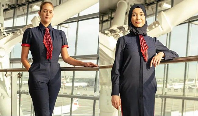 Terobosan baru dilakukan British Airways yang merilis seragam baru yang lebih inklusif. Salah satunya seragam untuk pramugari berhijab.