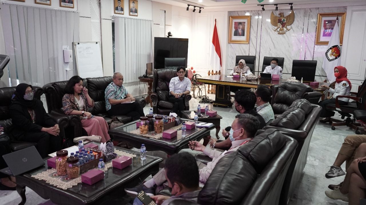 August Mellaz sebut suara perempuan dan anak muda sangat penting saat lakukan audiensi Grid Network dengan KPU pada Kamis (12/1/2023). 