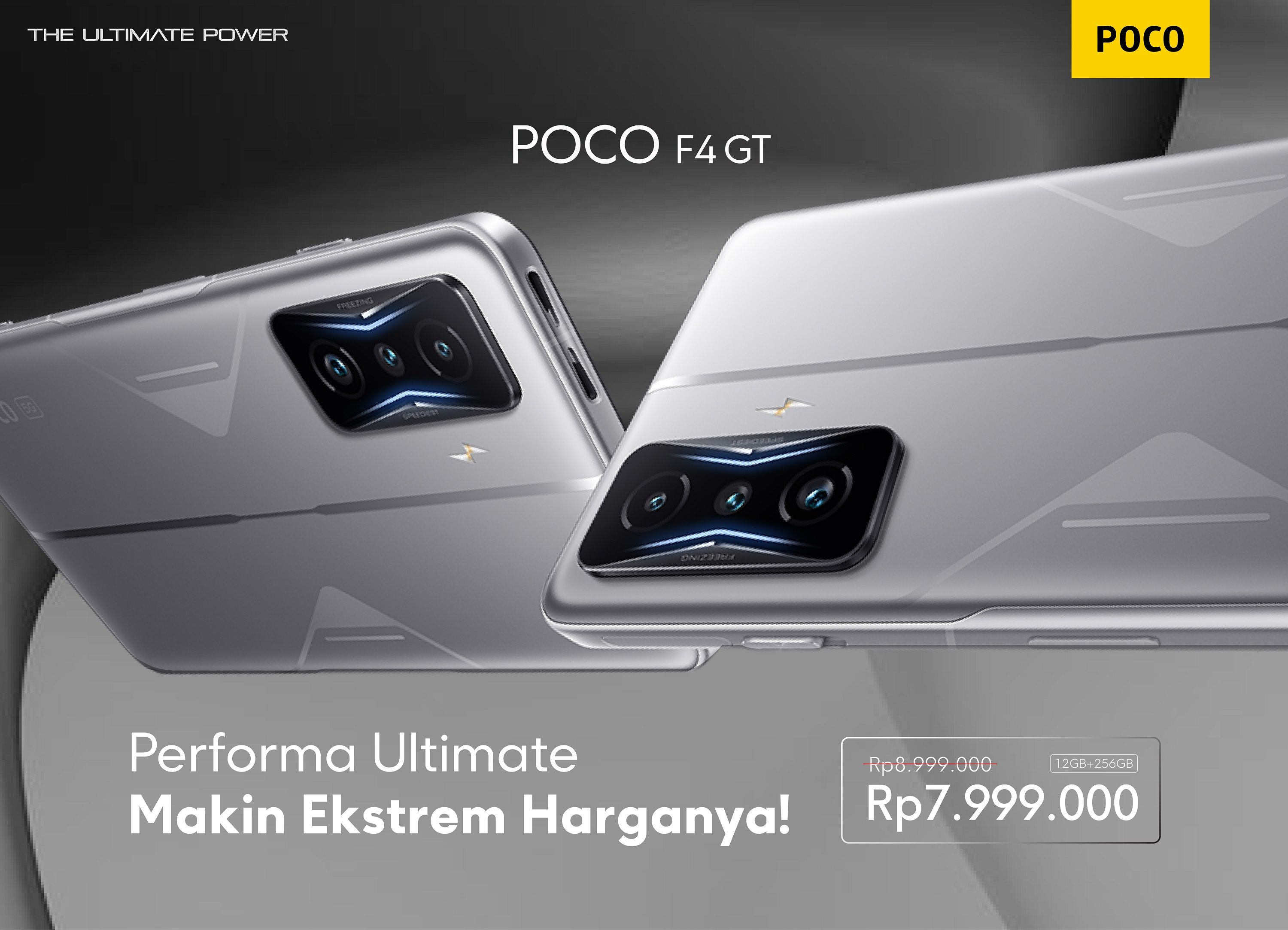 POCO F4 GT jadi smartphone flagship dengan harga ektrem, karena hanya Rp7 jutaan saja loh Kawan Puan, simak ya!