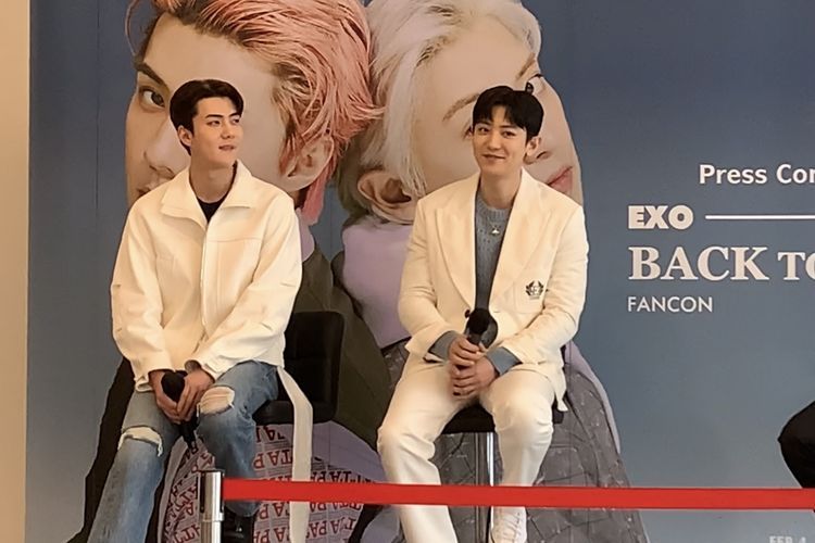 Arti nama Indonesia pilihan Sehun dan Chanyeol EXO atau SeChan saat fancon EXO-SC Back to Back in Jakarta.