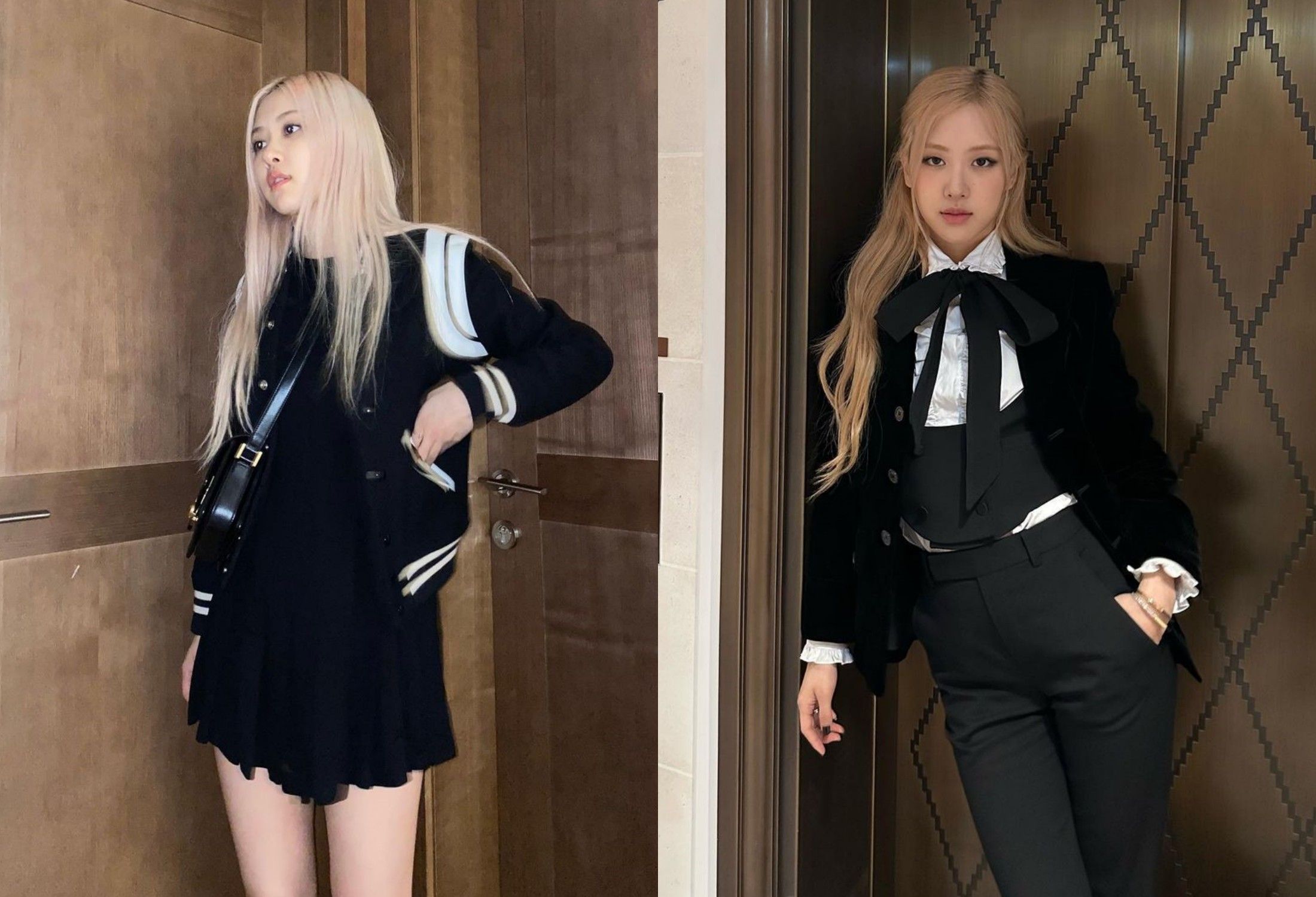 Rose BLACKPINK yang berulang tahun ke-26 hari ini suka memakai outfit serba hitam. Ini gaya outfit serba hitam ala Rose BLACKPINK.
