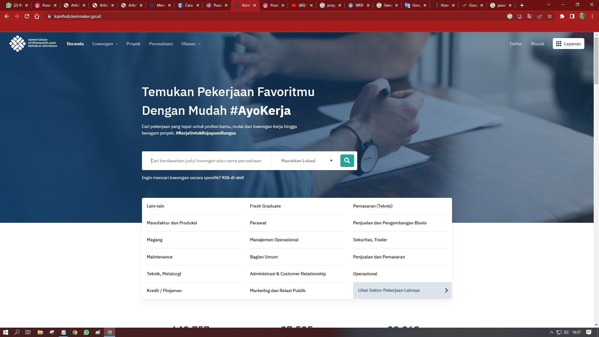 Kemnaker memiliki Pusat Pasar Kerja dengan layanan job matching. Begini cara mendaftar akun dan mencari informasi lowongan kerja!