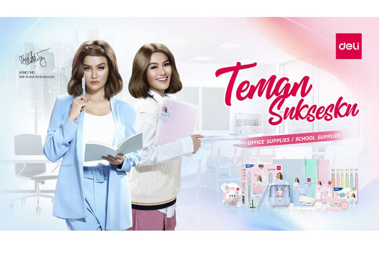 Produsen produk alat tulis Deli Indonesia gandeng Agnez Mo jadi duta produknya dan luncurkan 50 produk eksklusif dengan branding Agnez Mo. 