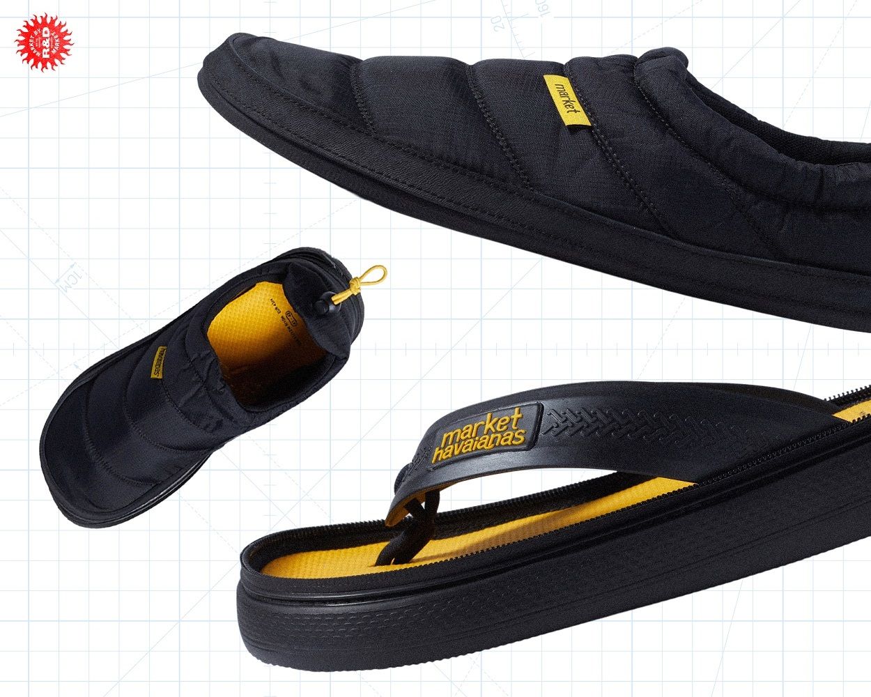 Zip Top, 2-in-1 puffer flip flop hasil kerja sama Havaianas & Market jadi alas kaki yang unik dan tampak nyaman