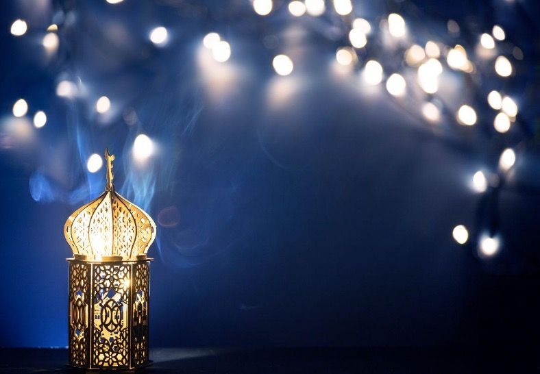 Ilustrasi bulan Ramadan