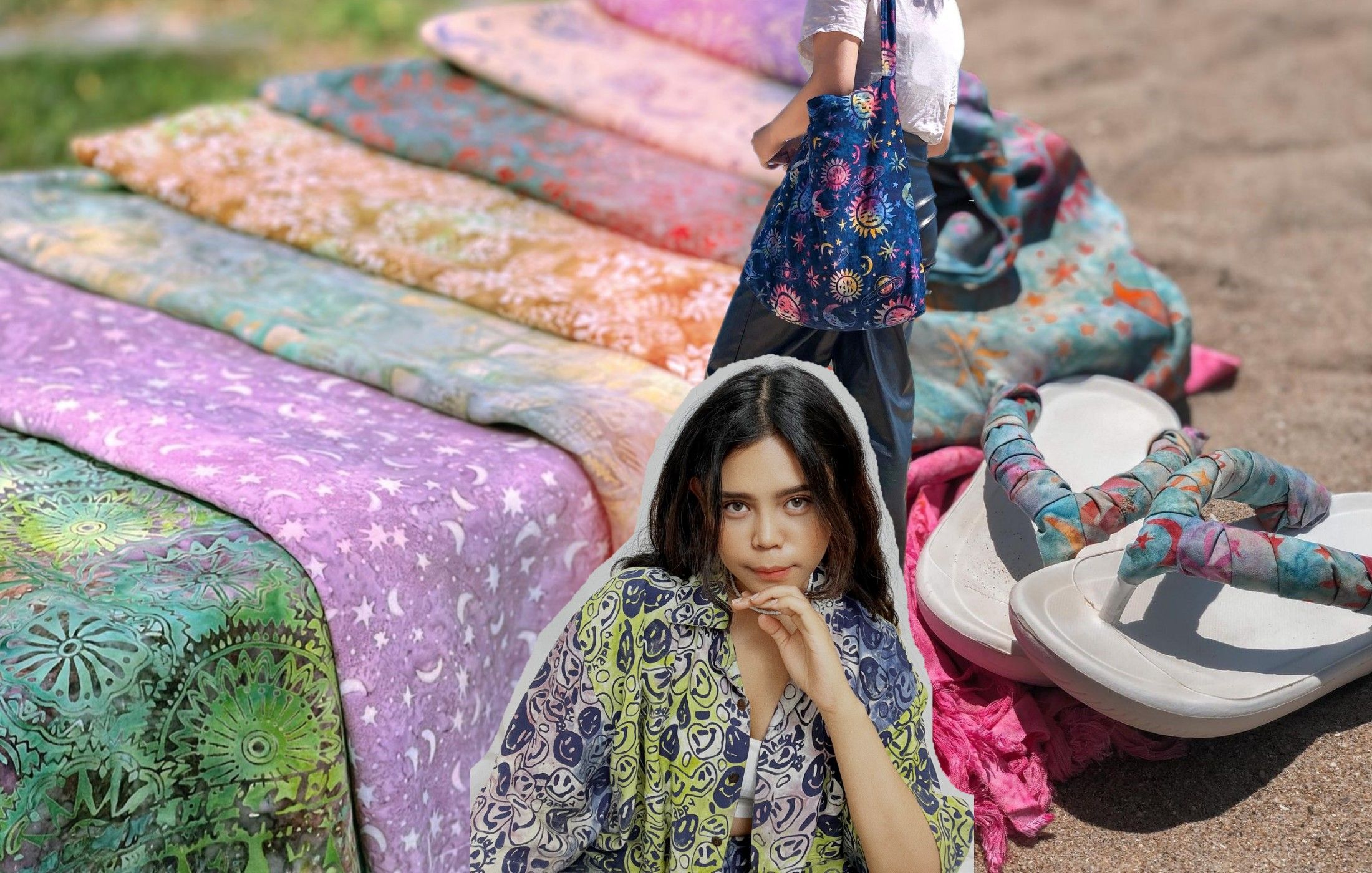 Brand fashion Halo Bali jual batik motif unik di Korea Selatan.