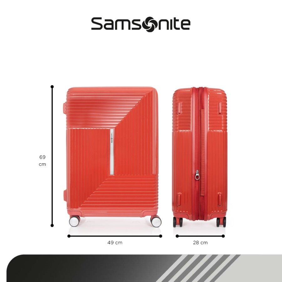 Samsonite Koper Hardcase Apinex Medium 25 inch. 