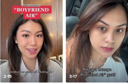 Viral di TikTok, begini penjelasan mengenai istilah boyfriend air yang melanda perempuan. Kawan Puan mengalaminya?