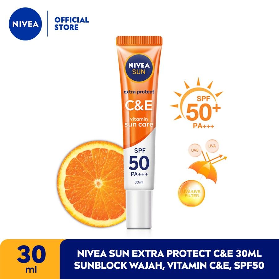 Rekomendasi sunblock: Nivea Sun Extra Protect C&E