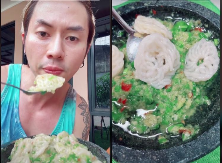 Berikut ini 3 tips membuat seblak ala Rafael Tan viral di TikTok, yang disajikan menggunakan cobek, simak