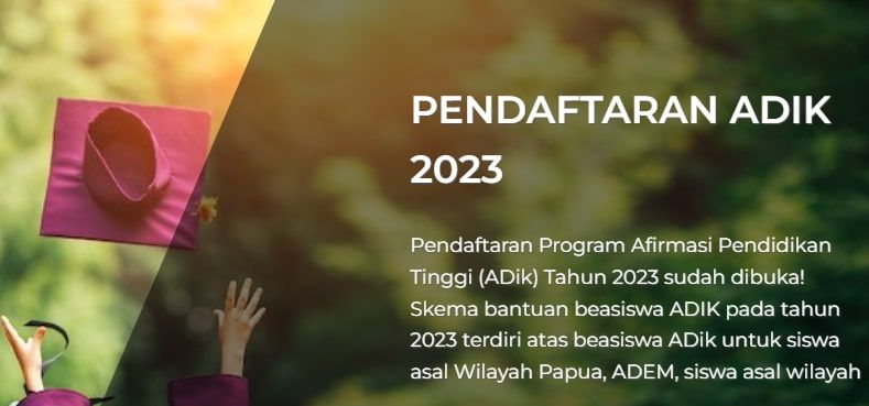 Simak apa itu beasiswa ADik, siapa saja penerima, syarat, dan benefit yang kamu peroleh dengan mengikuti program ini.