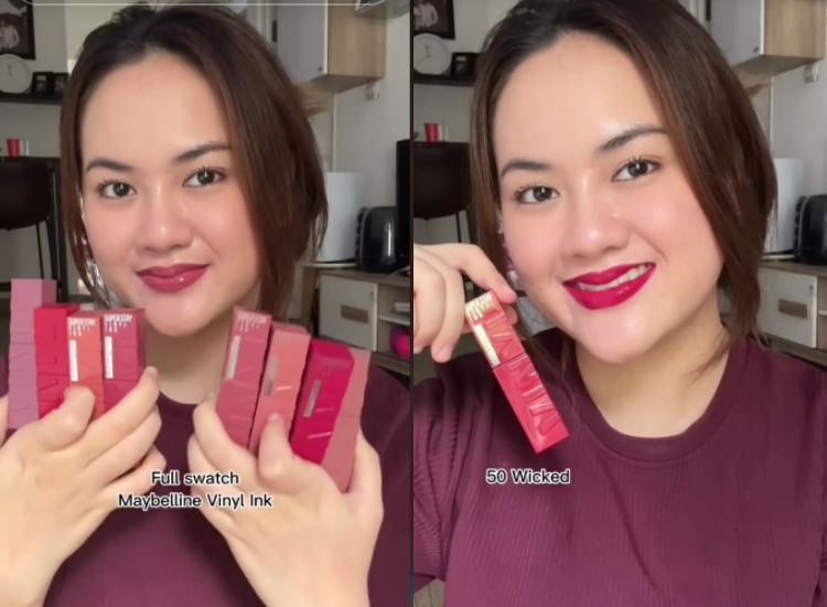 Berikut ini  tips memakai Maybelline Superstay Vinyl Ink yang viral di TikTok agar hasilnya awet tahan lama dan shiny.