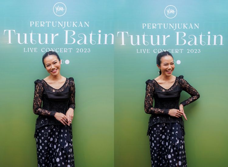 Yura Yunita ungkap akan kenakan tetap berkain saat konser Pertunjukan Tutur Batin dan kostumnya pun buatan desainer asal Bandung.