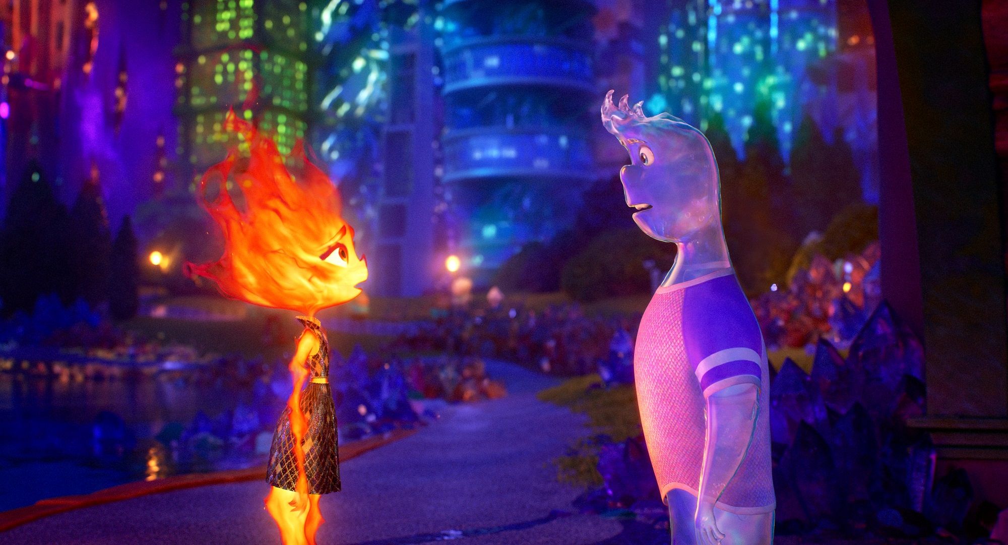 Review film Elemental: Forces of Nature yang tayang di bioskop mulai 21 Juni 2023, mengisahkan kisah cinta elemen air dan api yang mencoba bersatu.