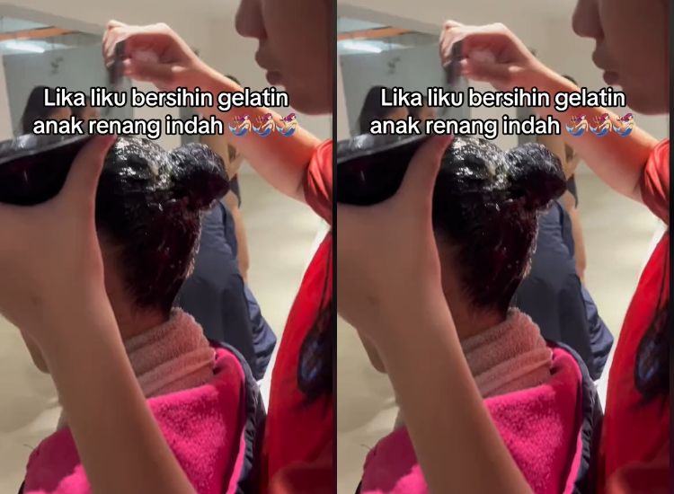 Berikut ini tips menghilangkan gelatin dari rambut seperti atlet renang indah yang viral di TikTok, pakai bahan alami