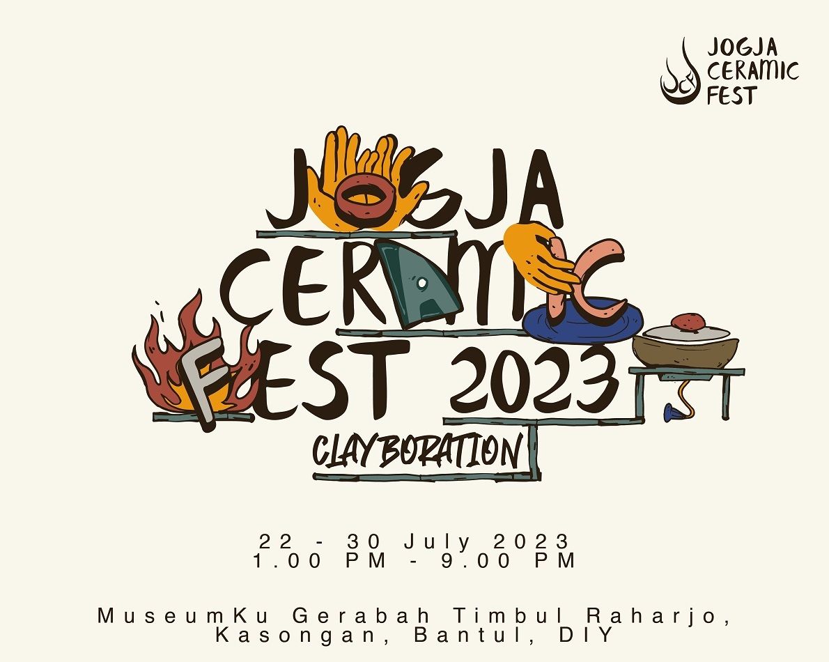 Jogja Ceramic Fest (JCF) yang digelar pada 22-30 Juli 2023 ini hadir untuk menggencarkan dan menyemarakkan kembali budaya keramik.
