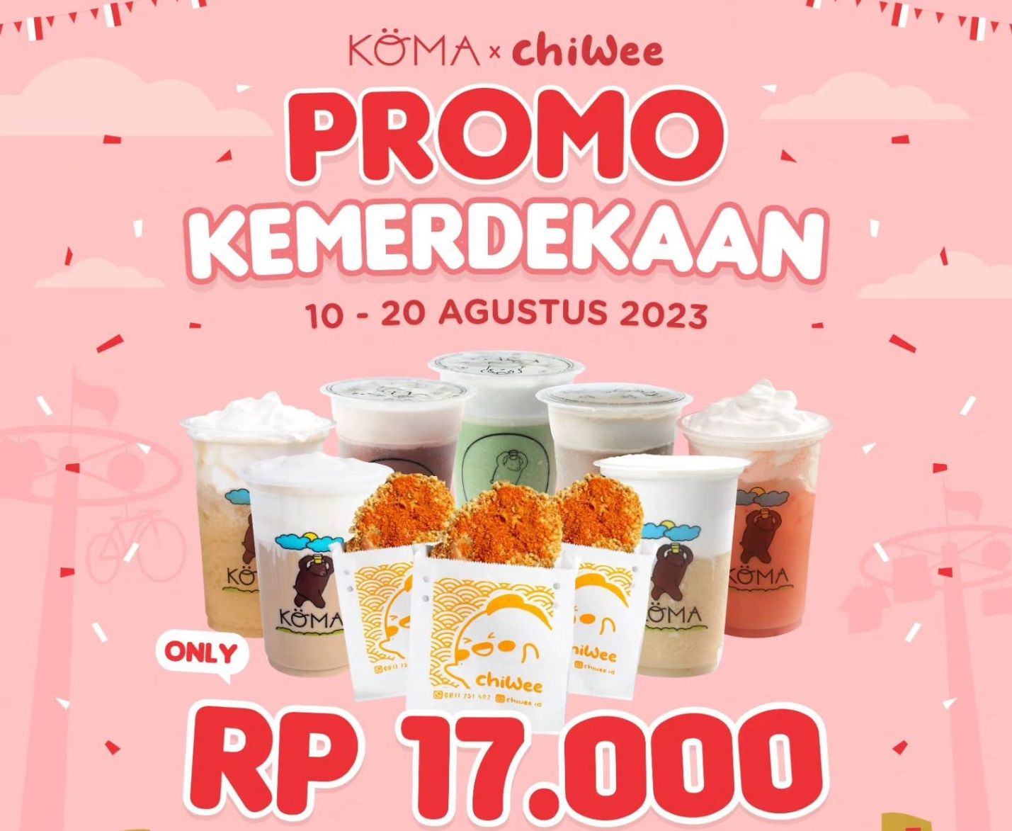 Berikut ini PARAPUAN rangkum beberapa promo  kemerdekaan 17 Agustus yang viral di TikTok untuk makanan dan minuman .