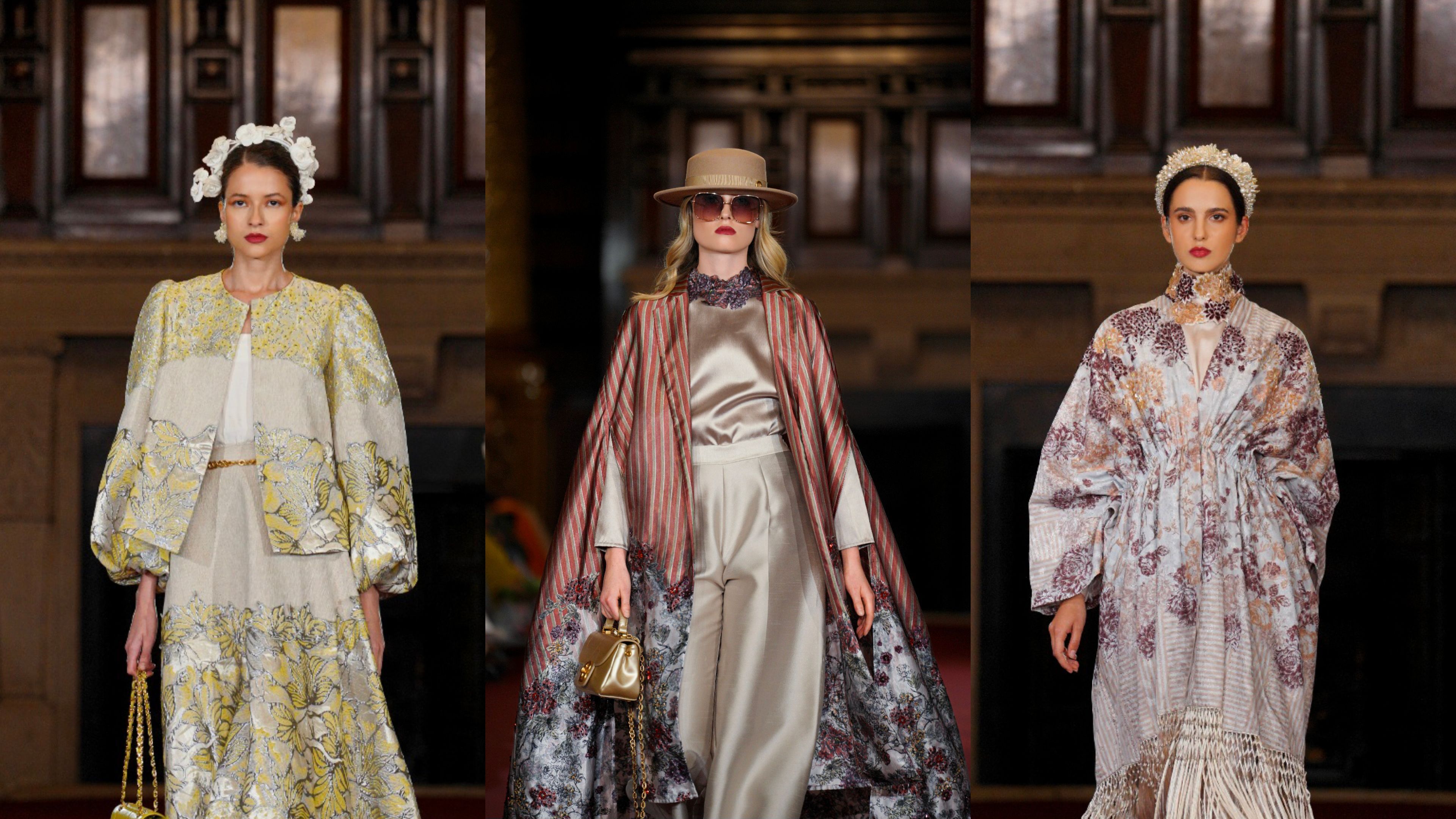 Brand fashion lokal Benang Jarum berhasil pamerkan koleksi busana modest wear-nya di London Fashion Week. Intip koleksinya.  