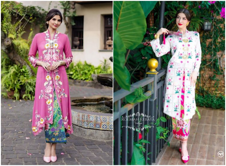Desainer dan pemilik Roemah Kebaya Vielga mengungkap kesukaannya terhadap motif bunga di karyanya, simak selengkapnya