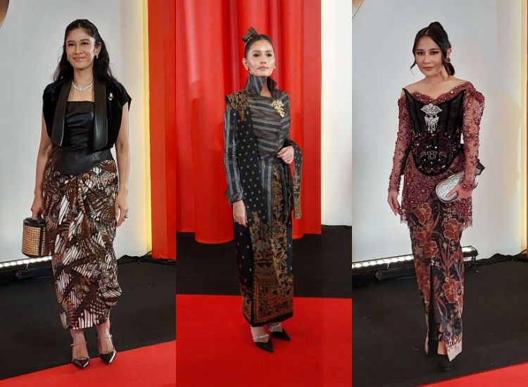 Berikut ini 6 gaya artis di karpet merah Festival Film Indoneisa (FFI) 2023 dengan busana nuansa gelap.
