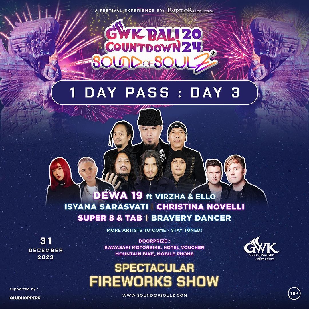 Konser musik GWK Bali Countdown 2024