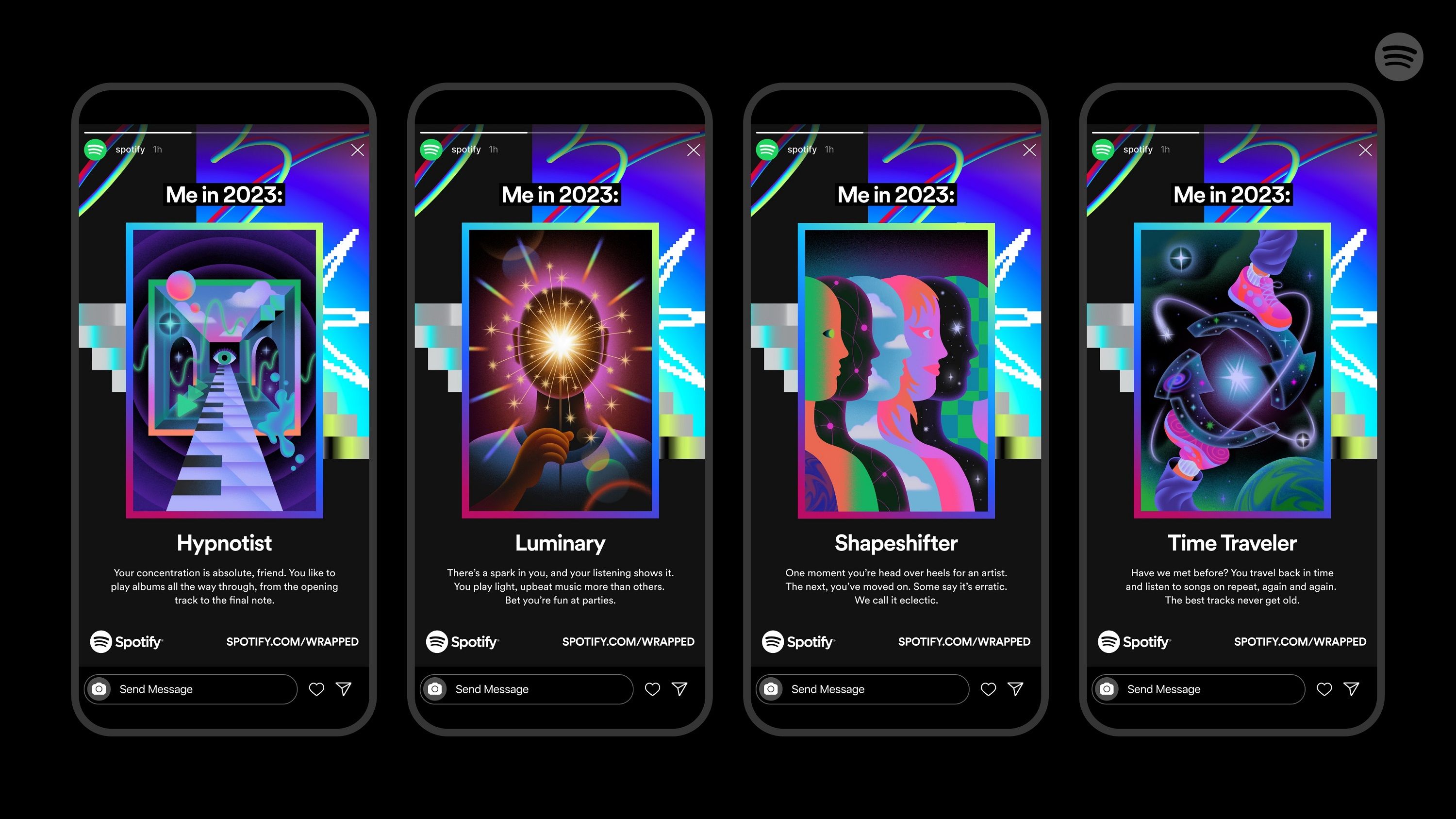 Inilah daftar 12 Me in 2023 Spotify Wrapped beserta artinya, ada Vampire, Robotist, ,Mastermind, hingga Time Traveller. Simak selengkapnya!