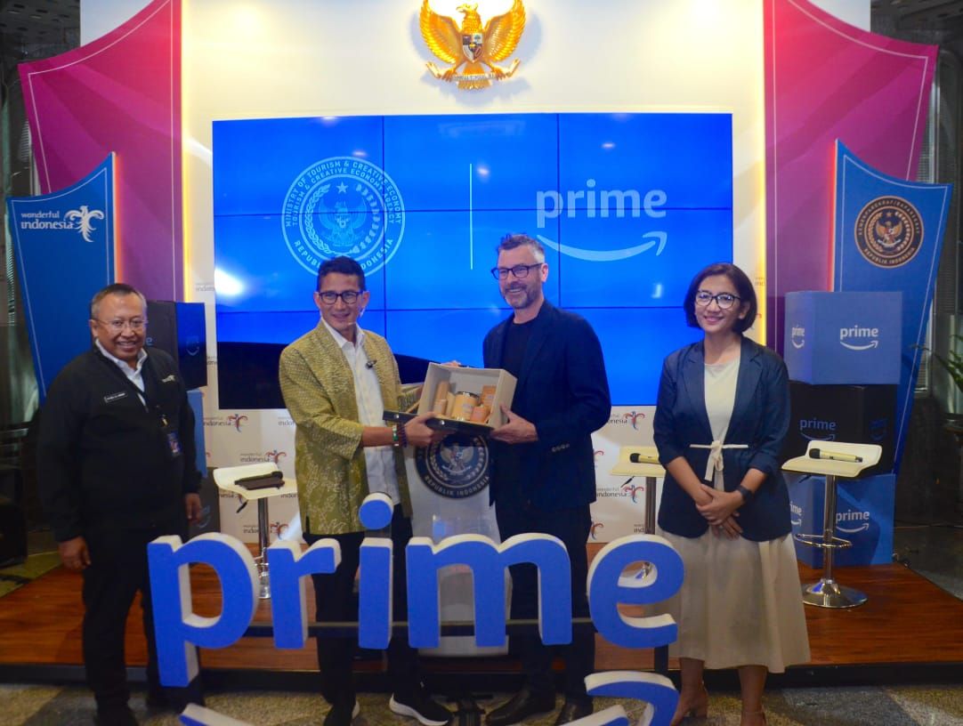 Kemparekraf mengumumkan kerja sama dengan Prime Video untuk promosikan pariwisata dan talenta Indonesia pada audiens global.