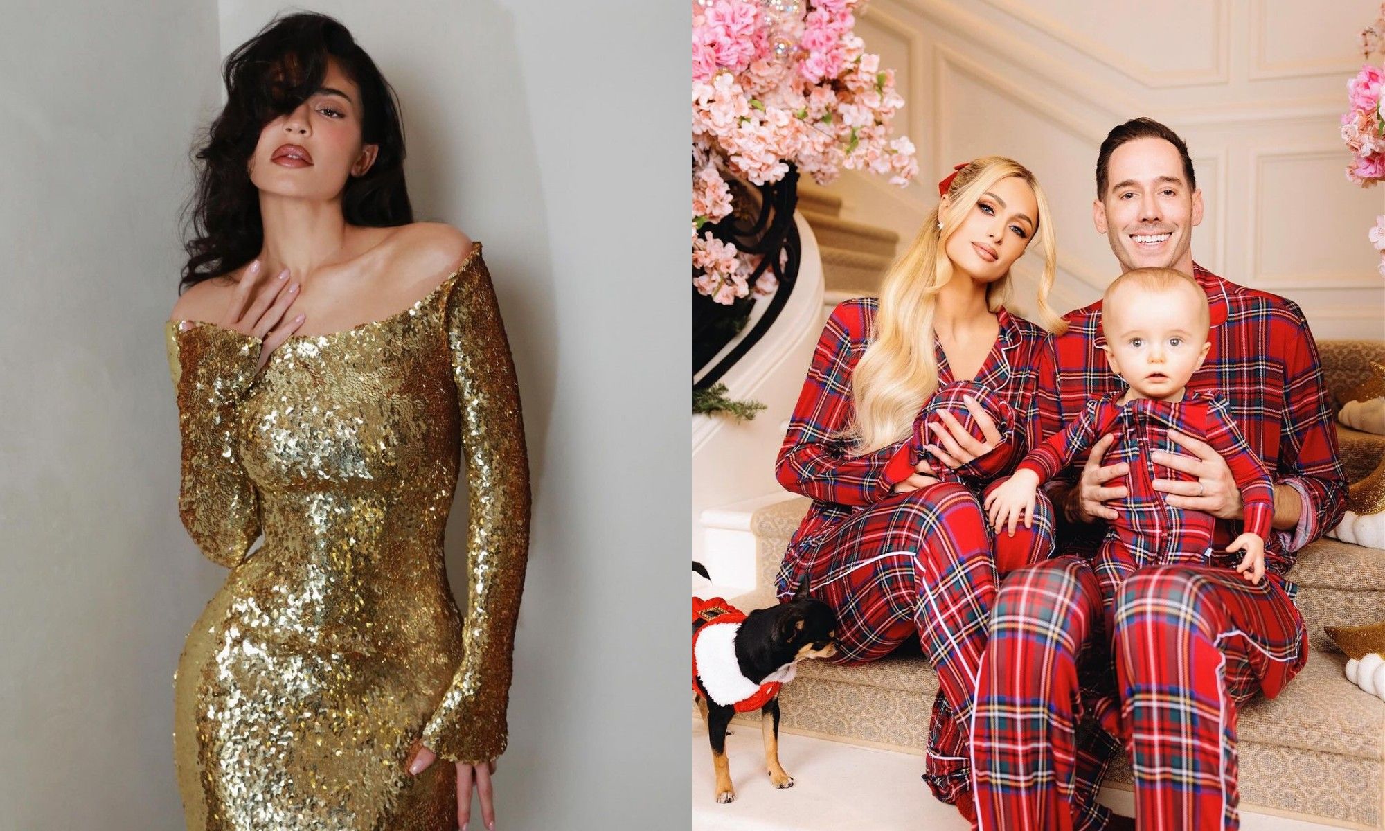 Di momen Natal, para artis Hollywood tampil dengan berbagai macam gaya yang menarik. Ada yang glamor hingga santai.
