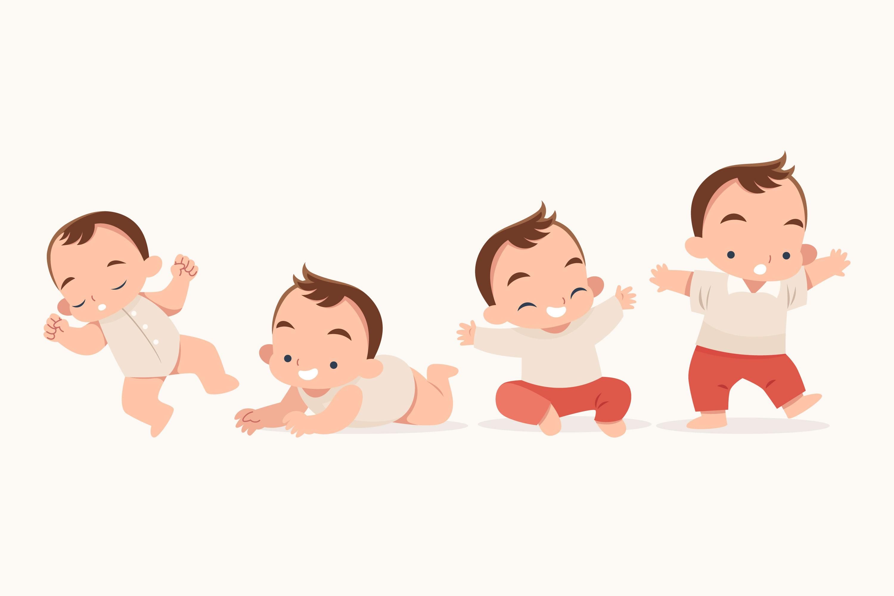 Bayi usia 0 bulan sampai 2 tahun akan mengalami tahap perkembangan atau milestone gerak berikut ini!