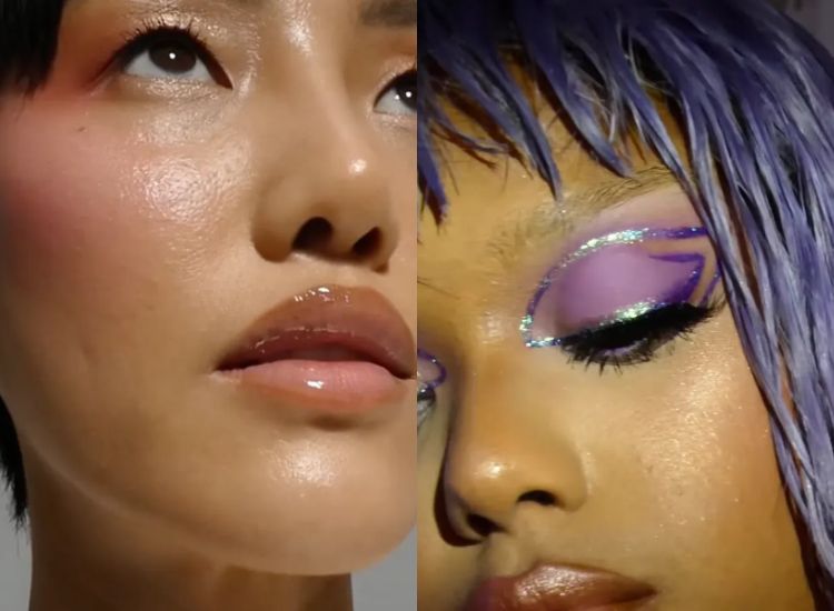 Berikut ini 3 tren makeup 2024 yang akan viral di TikTok, kata makeup artist ada sentuhan highlighter.