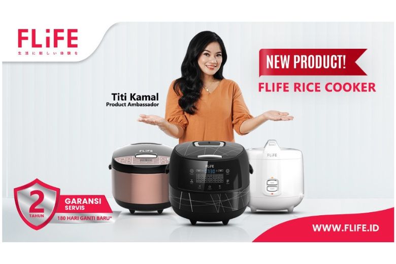 Produsen elektronik Flife tergerak untuk meluncurkan tiga produk rice cooker dengan fitur dan teknologi terkini.