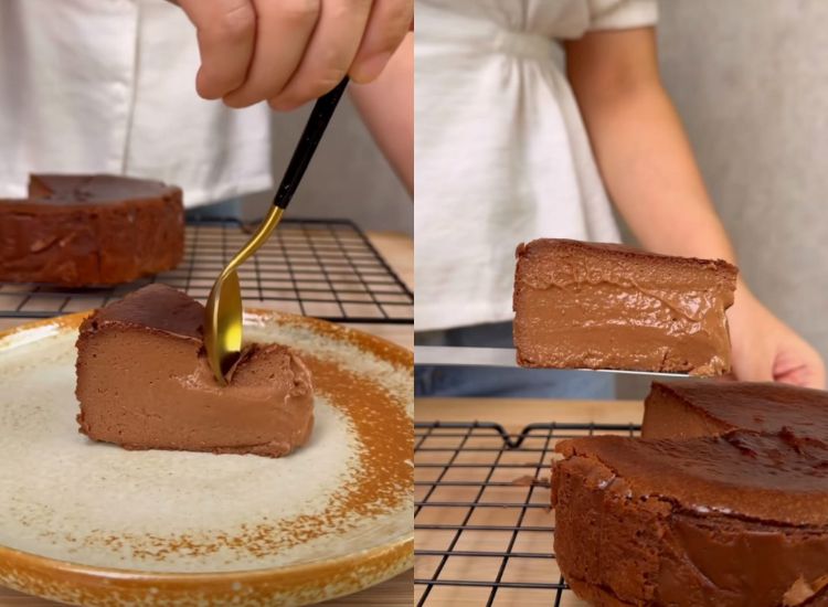 Berikut ini 5 tips membuat burnt cheesecake rasa cokelat, dessert viral di TikTok, simak selengkapnya ya.
