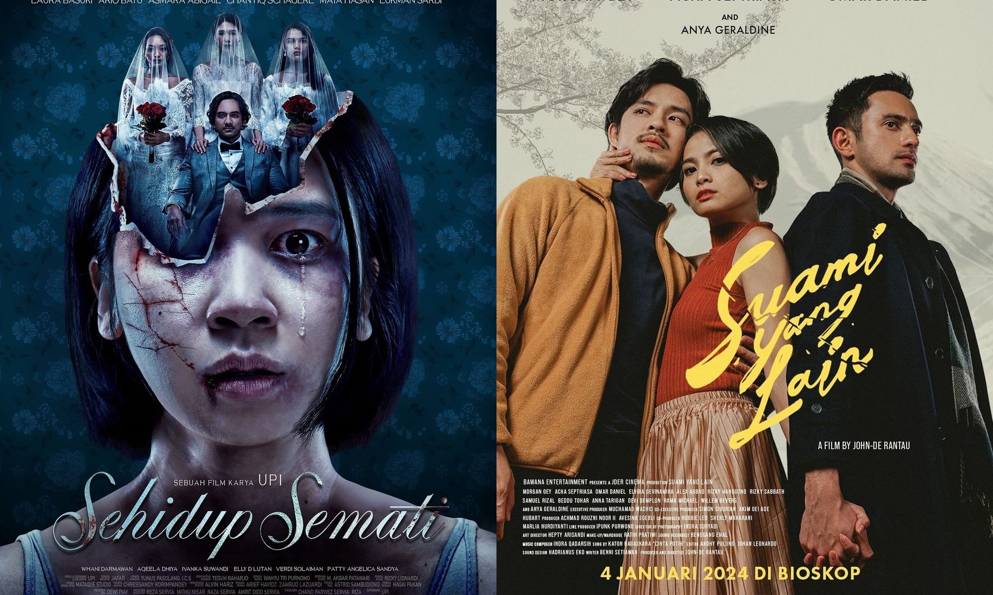 Sinopsis film tayang bioskop yang bertema perselingkuhan dan perempuan korban KDRT. Apa saja film tersebut?