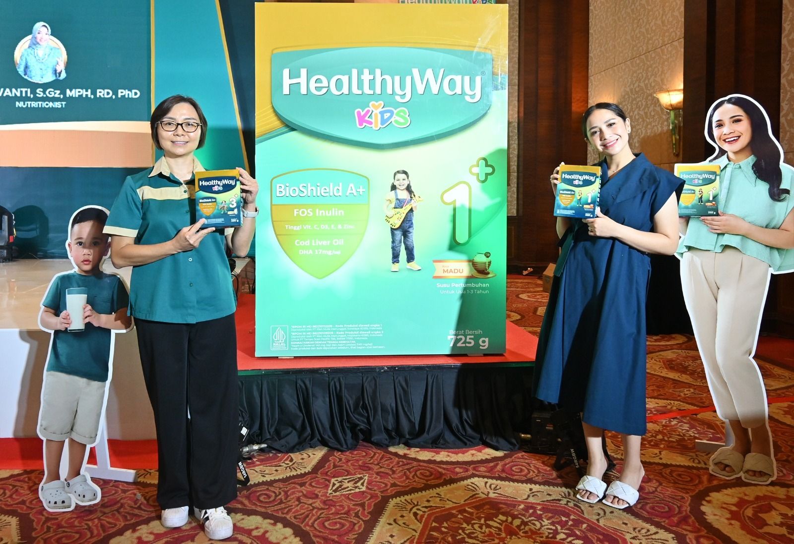 HealthyWay KIDS hadirkan susu pertumbuhan premium yang kaya akan kandungan FOS Inulin dan BioShield A+.