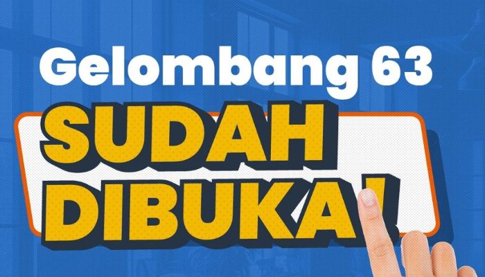 Berikut ini informasi seputar program Kartu Prakerja yang kini sedang membuka gelombang 63. Yuk simak!