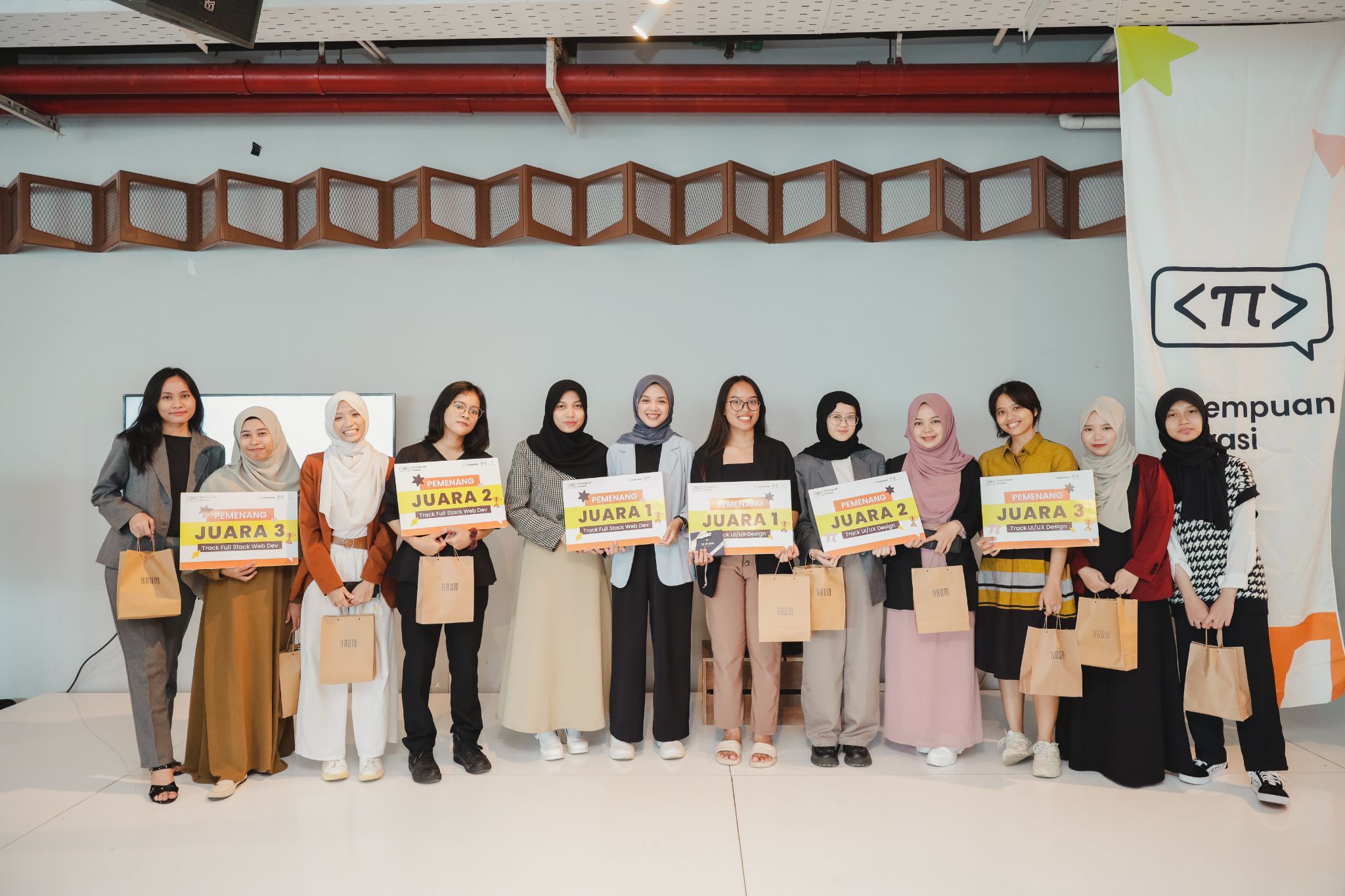 Pemenang Program Perempuan Inovasi 2023 yang digelar Markoding bersama Yayasan Dian Sastrowardoyo dan Magnifique Indonesia ciptakan aplikasi ini.