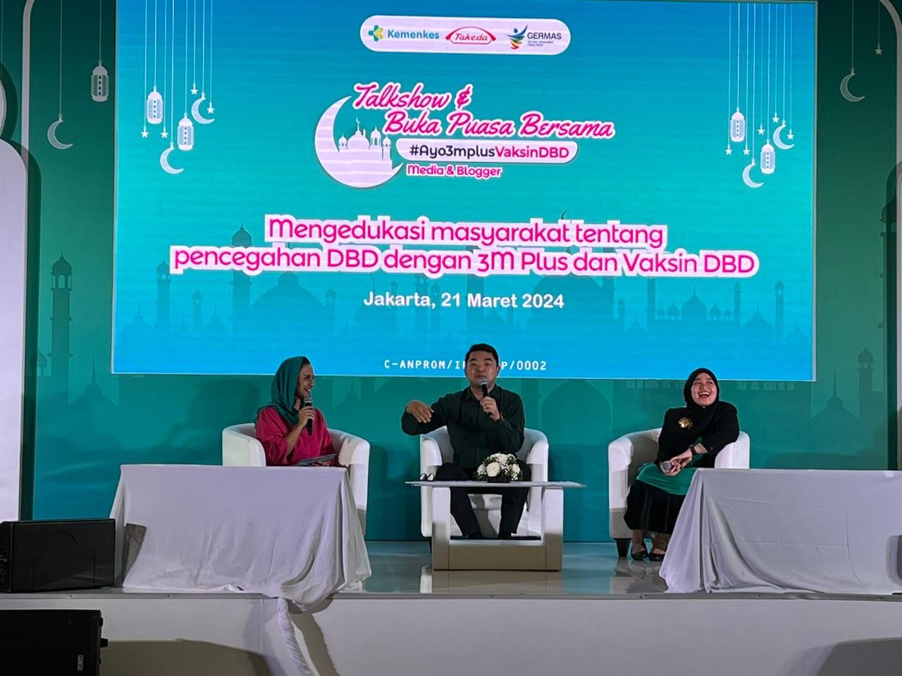 Kampanye #Ayo3MplusVaksinDBD yang diinisiasi Takeda dan Kementerian Kesehatan raih penghargaan bergengsi.