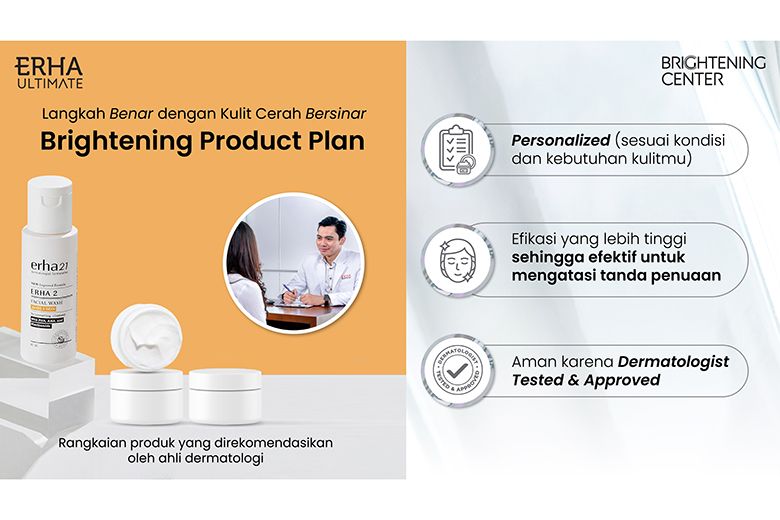 Product Plan Brightening Center dari ERHA Ultimate.