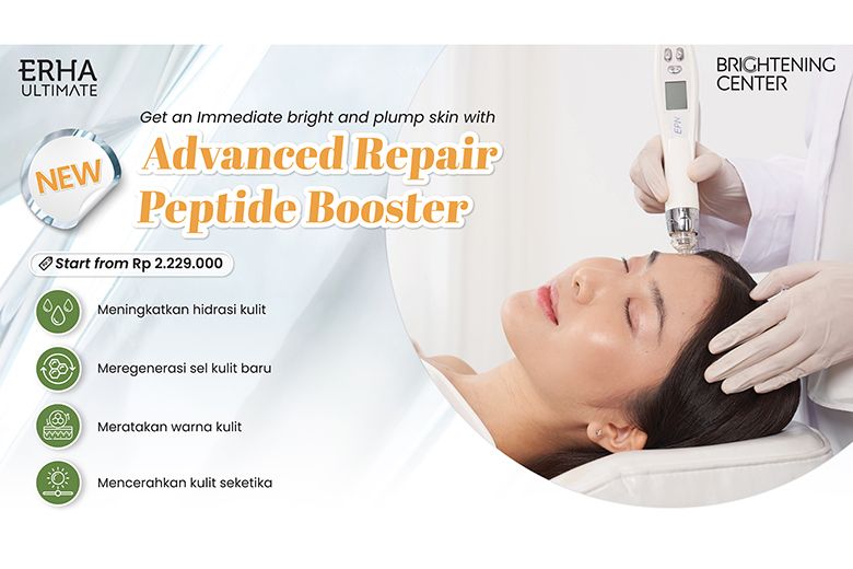 Advanced Repair Peptide Booster, treatment baru di Brightening Center dari ERHA Ultimate.