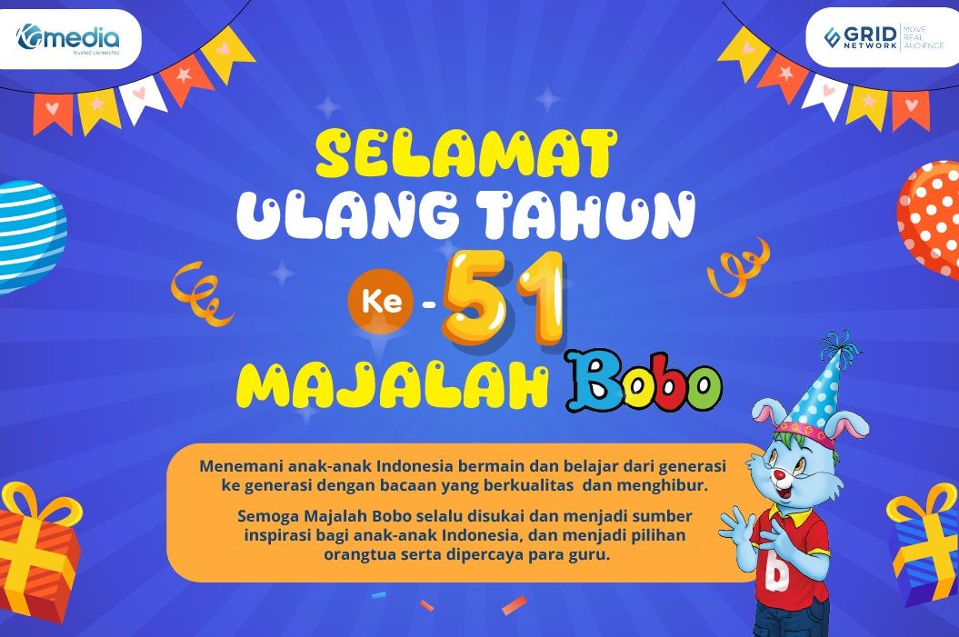 Sambut ulang tahun yang ke-51, Majalah Bobo Menyuarakan campaign terbaru yakni #AkuSehatdanBerprestasi. 