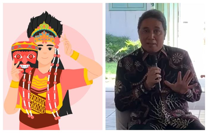 Dirjen Kebudayaan Hilmar Farid singgung profesi di bidang seni saat di acara perayaan Hari Tari Sedunia di Pura Mangkunegaran, Solo, Jawa Tengah.