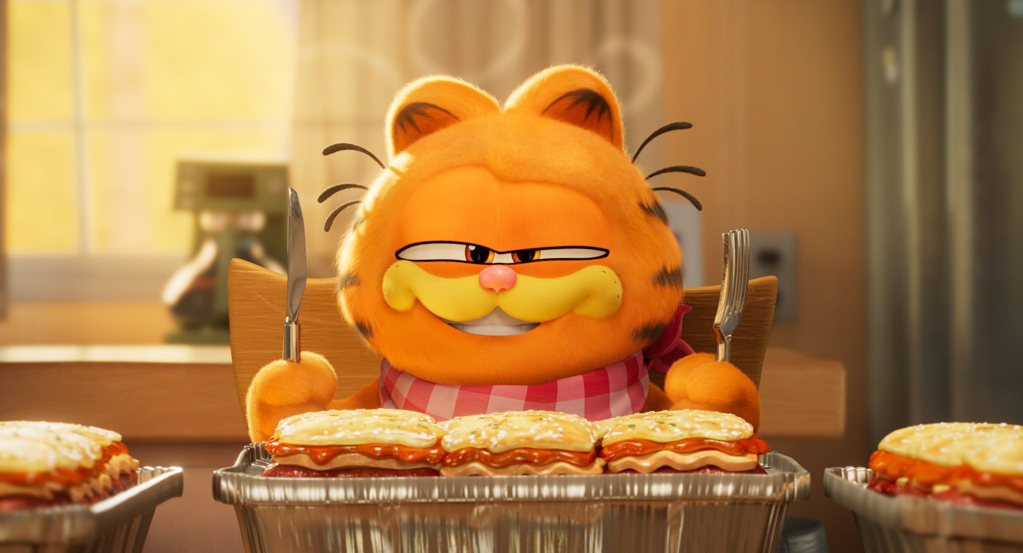 Viral di TikTok meski baru tayang di Indonesia 29 Mei 2024, intip sinopsis film The Garfield Movie, petualangan kucing rumahan dalam misi perampokan.