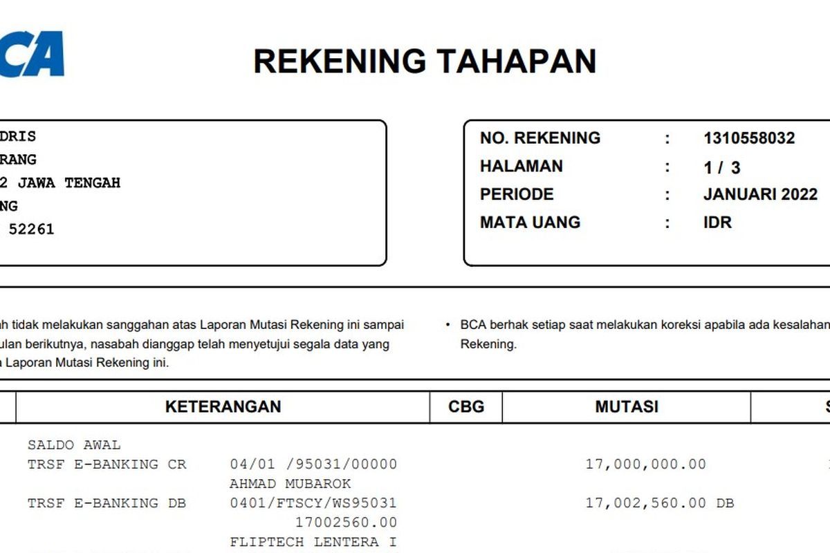 Mengenal apa itu rekening koran dan fungsinya yang kerap dijadikan syarat mengajukan pinjaman hingga KPR.
