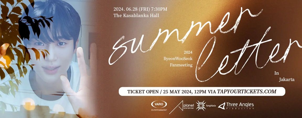 Belum ada sehari penjualan, tiket fanmeeting Byeon Woo Seok di Jakarta sudah ludes alias sold out. Simak lengkapnya.
