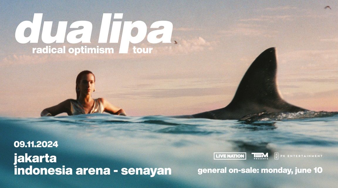 Bakal dijual mulai 10 Juni 2024, berikut rincian harga tiket konser Dua Lipa di Jakarta 2024 yang bertajuk Radical Optimism Tour.