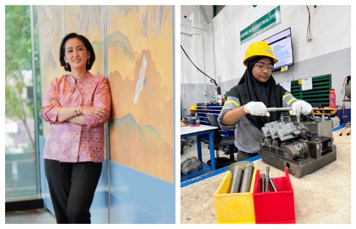 Dian Andyasuri direktur PT Delta Dunia Makmur melakukan hal berikut ini untuk memberdayakan perempuan di lingkungan perusahaan.
